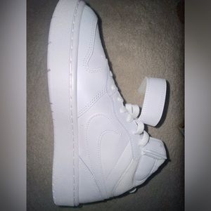 Court Borough Mid 2 (GS) WHITE/WHITE/WHITE BLANC/BLANC/BLANC